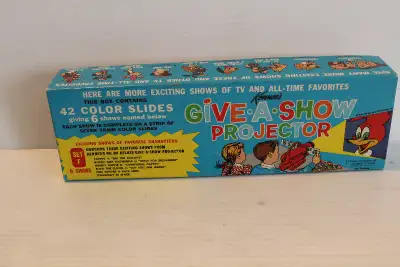 Vintage Boite Give a Show  set de 6 slide  Bozo Woody 1961, View more