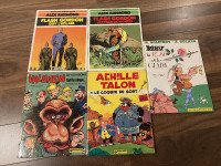 BD Astérix, Achille Talon, Flash Gordon, Valentin