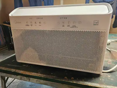USED AT THE COTTAGE SPARINGLY . THIS IS A 10.000 BTU UNIT THAT IS VERY QUUET INSIDE AND OUTSIDE BECA...