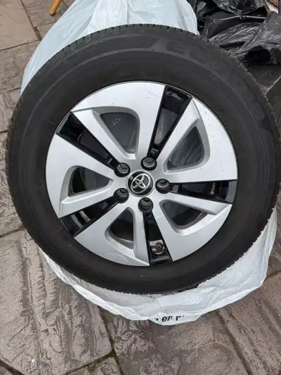 4 Toyota Prius tire & RIM, 80% new, all season tire. Please contact if interested.