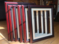 Classic Solid wood frames set 5 in mint condition $15 each