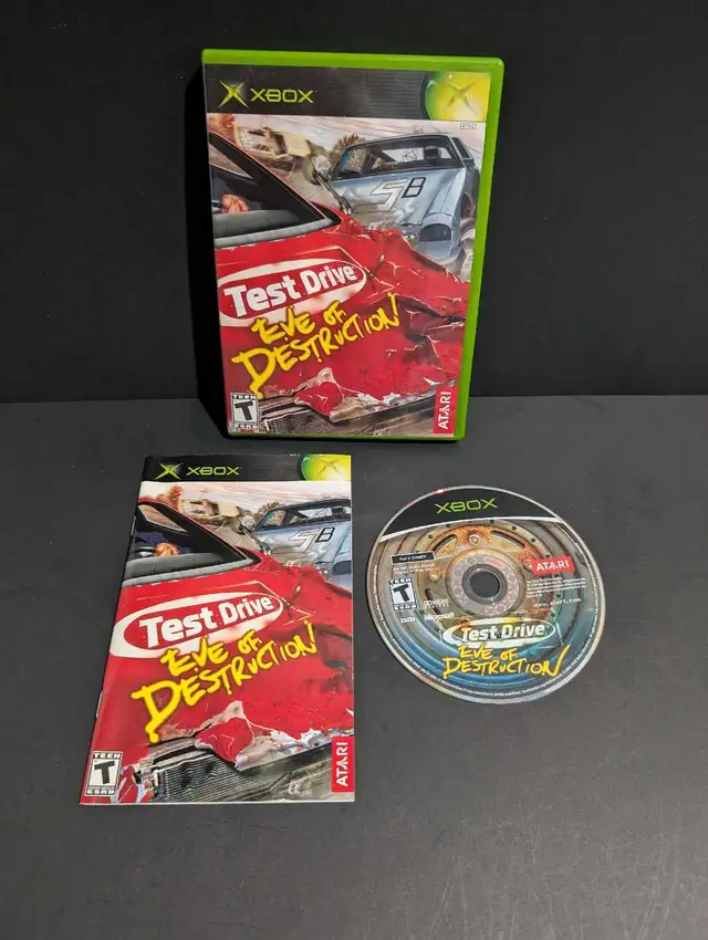 XBox Test Drive Eve Of Destruction Video Game Manual Case Works in Older Generation in Charlottetown - Image 3