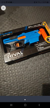 Kids nerf rival toy  guns brand new in sealed box 