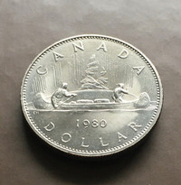 1980 CANADA Voyageur Emanuel Hahn Hudson Bay CANOE Proof Coin