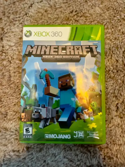 Minecraft for Xbox 360. Good condition, no scratches
