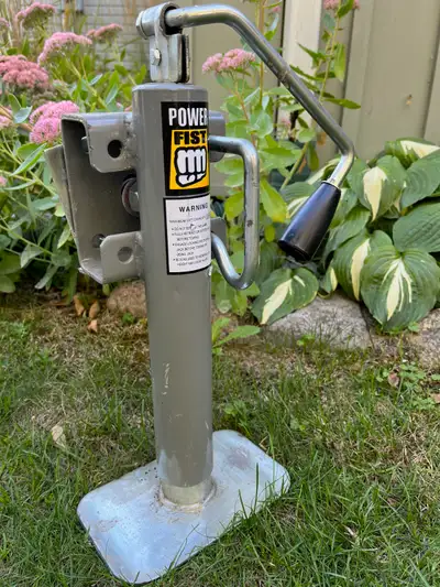New, unused 5000 lbs Powerfist Trailer Jack. $40 OBO