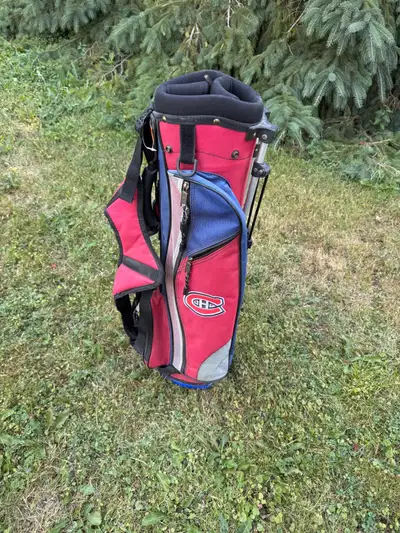 Golf - Youth/ kids 30” tall Canadians golf bag, View more