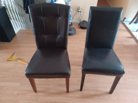 Black dining room chairs 