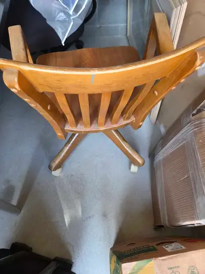 Antique Wooden Office Chair, View more