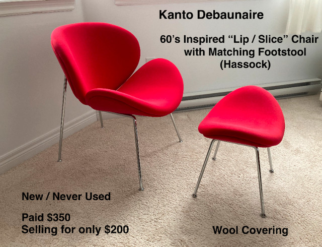 Kanto DEBAUNAIRE - Retro Chair & Stool ( NEW ) - only $200 in Chairs & Recliners in City of Halifax - Image 2