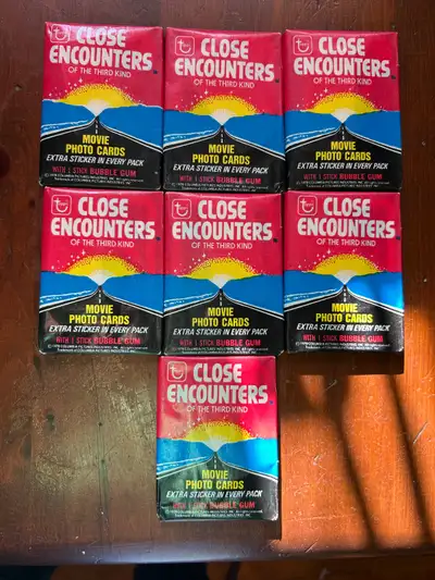 1978 Topps Close Encounters  trading cards factory sealed packs , View more