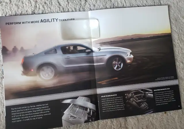 Mustang 2010 sales brochure. Like new. in Other in Kitchener / Waterloo - Image 4