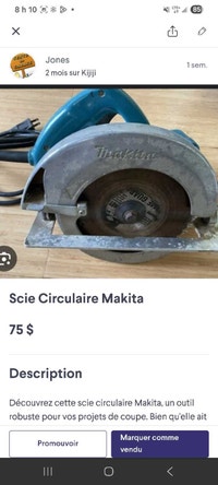 Scie Circulaire Makita City of Montréal Greater Montréal Preview