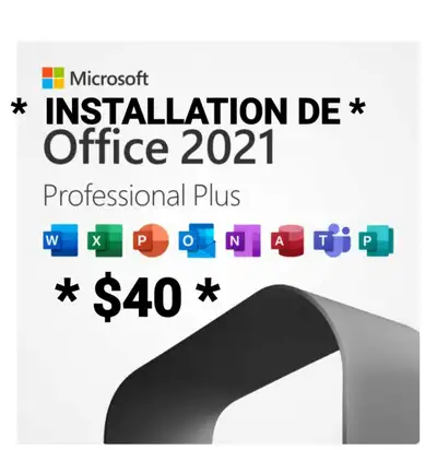 INSTALLATION DE MS OFFICE 2021 COMPLET, View more