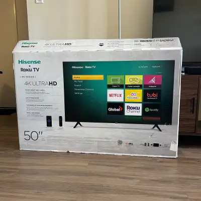 Hisense 50” 4K Roku Smart TV