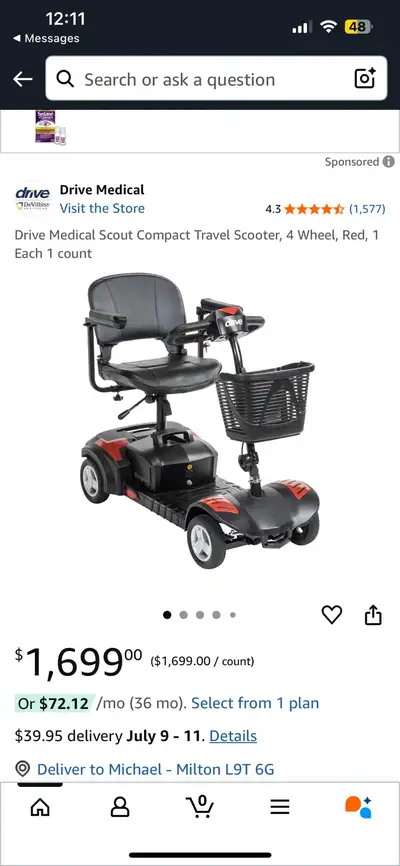 Drive Medical Scooter, View more