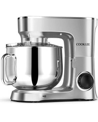 COOKLEE Stand Mixer, 9.5 Qt 660W 10-Speed Electric Kitchen Mixer