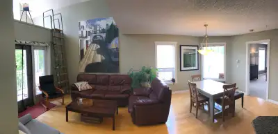 Kensington Penthouse Condo, 2BD + 3rd BD LOFT, furnished