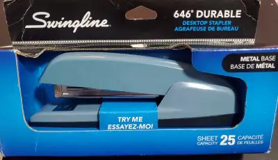 Selling a brand-new Swingline Durable 646 stapler. Still in original packaging, never used but minor...