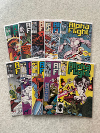 Marvel Comics: Alpha Flight 51-60.  Jim Lee