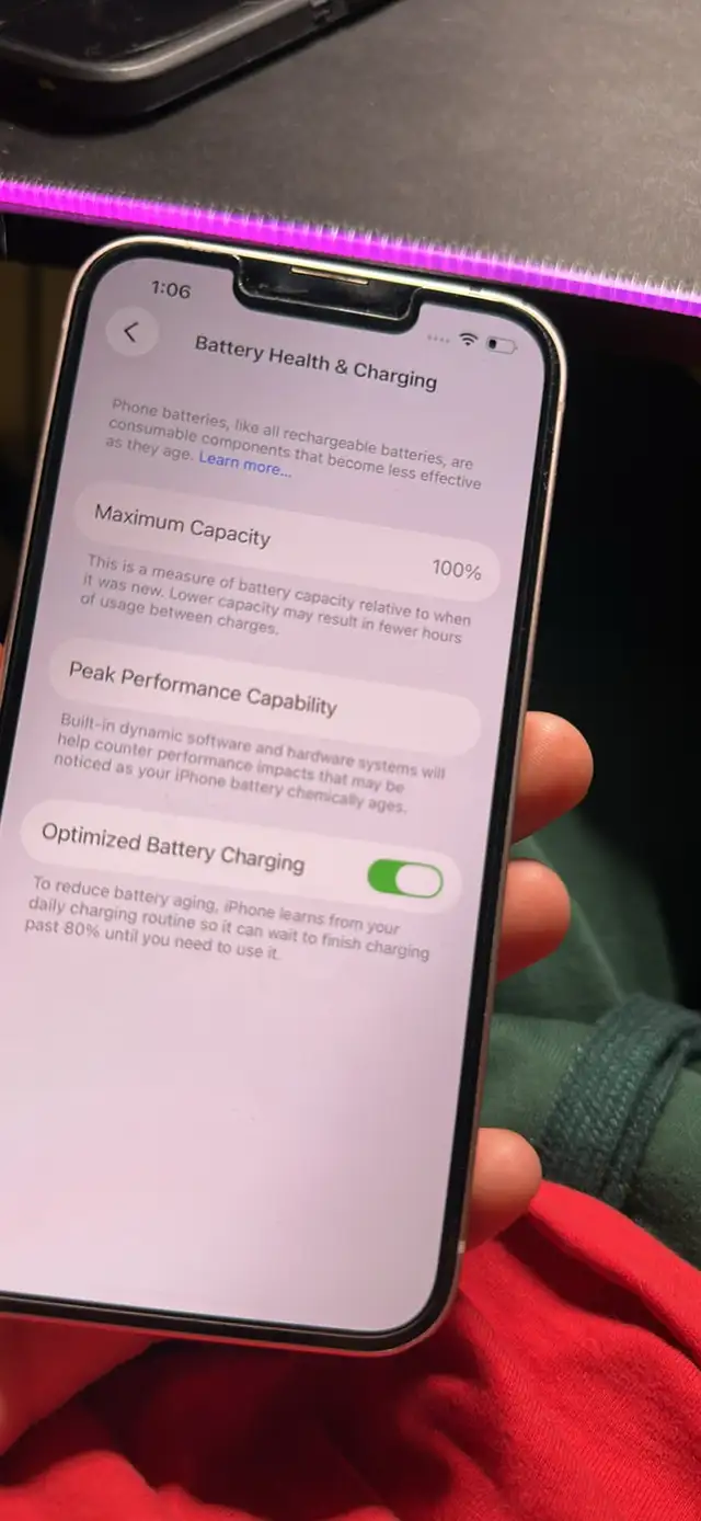 Iphone 13 128gb 100% Health! in Cell Phones in Prince George - Image 5