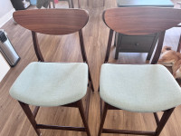 Bar stools set of 2 