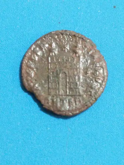 Lovely 307-337 AD Constantine I ancient Roman camp gate follis, View more