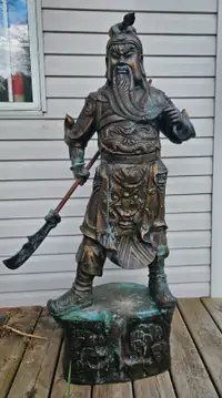 bronze warrior statue