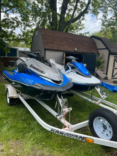 Selling my 2 Jetski’s and double trailer No trades, 18,000 for everything or best offer. 2009 Kawasa...