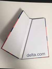 brand new delta.com Airline blank notebook writing Paper notes