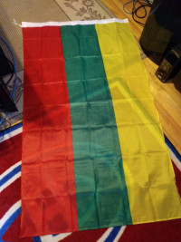 LARGE 3X5FT FLAG OF LITHUANIA
