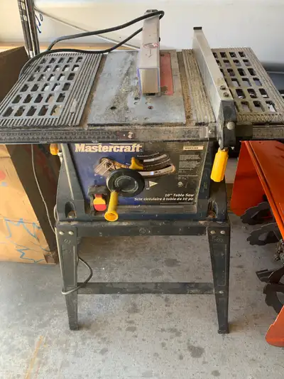 10” Mastercraft Table Saw, View more