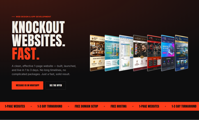 Superb Website Design - Fast Turnaround - Excellent Prices, View more