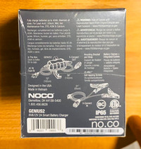 NOCO GENIUS2 Chargeur de batterie de voiture 2 A, 6 V et 12 V,