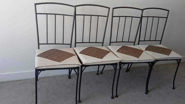 four dining room chairs in Dining Tables & Sets in Edmonton