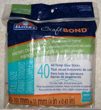 BRAND NEW Elmers Craft Bond Less Mess All Temp Glue Sticks, View more