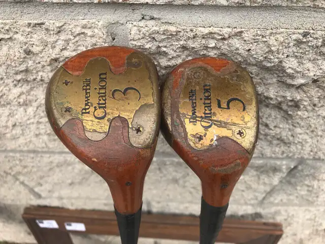 DYNATOUR GOLF BAG +  MANY OLD WOOD HEAD CLUBS PING in Arts & Collectibles in Mississauga / Peel Region - Image 4