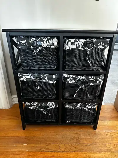 Cubed Shelf Unit with baskets, View more