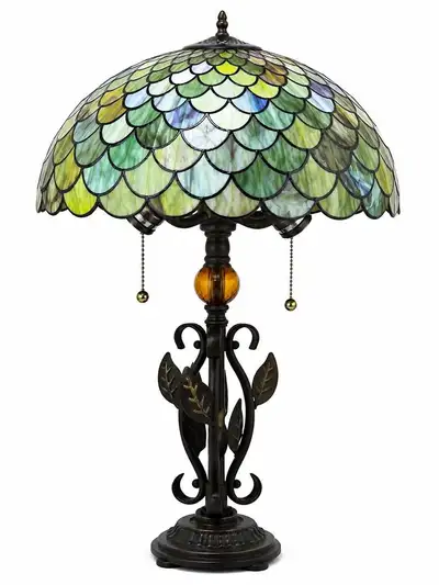 NEW Tiffany-Style Stained Glass Table Lamp, View more