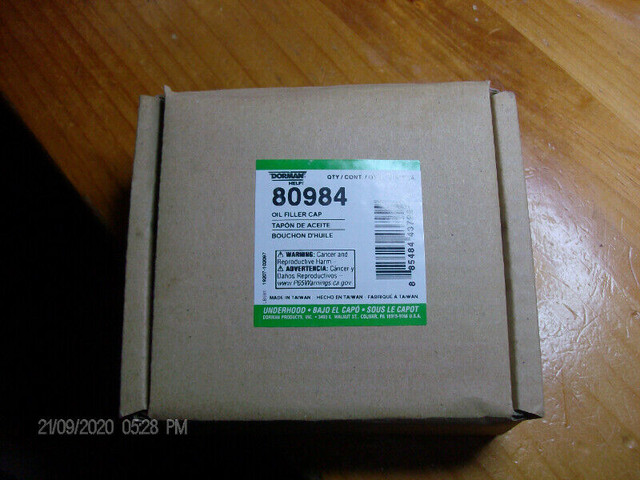 dorman 80984 engine oil filler cap black. $10 firm. brand new. in Other Parts & Accessories in City of Toronto - Image 3