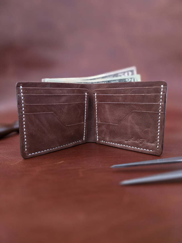 Authentic Leather Wallets, book cover, and more... in Other in Calgary