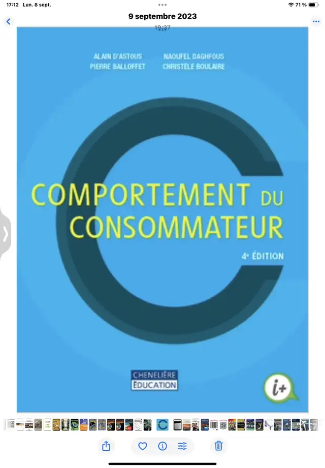 comportement du consommateur  in Textbooks in City of Montréal - Image 2