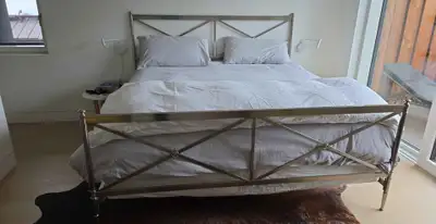 KING SIZE bed Restoration Hardware original, View more