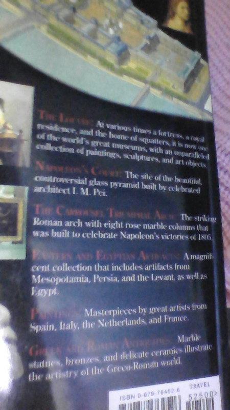 The Louvre Museum Knopf Guide Travel collector book. in Non-fiction in Cornwall - Image 3