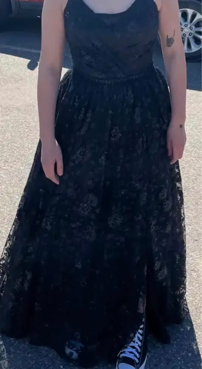 Black Grad Dress, View more