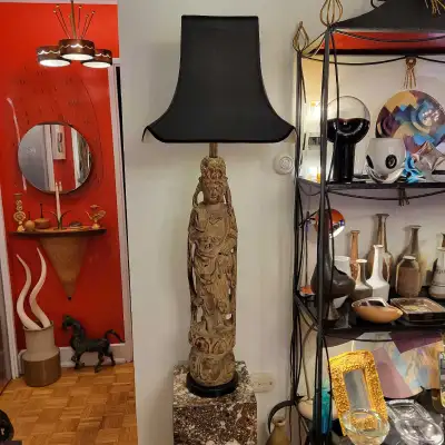 Vintage James Mont style lamp, View more