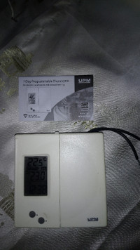 7 day programmable thermostat UPM