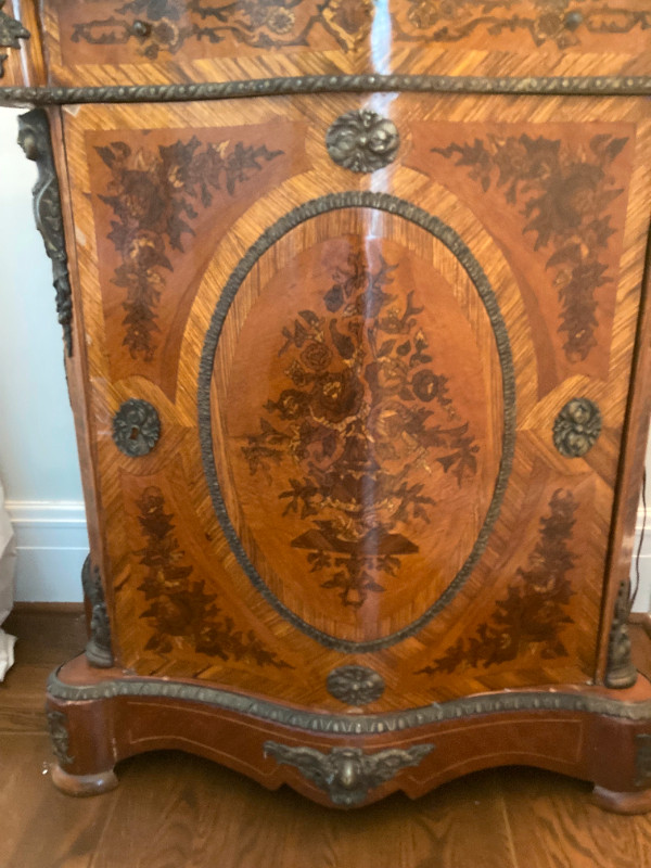 19th Century French Cabinet with Marble Top in Hutches & Display Cabinets in City of Toronto