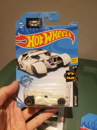 2019 Hot wheels Batman The Dark Knight Rises Batmobile White