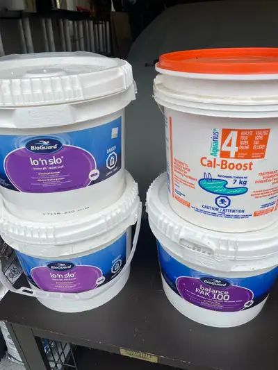 Pool chemicals - many - see pictures , View more